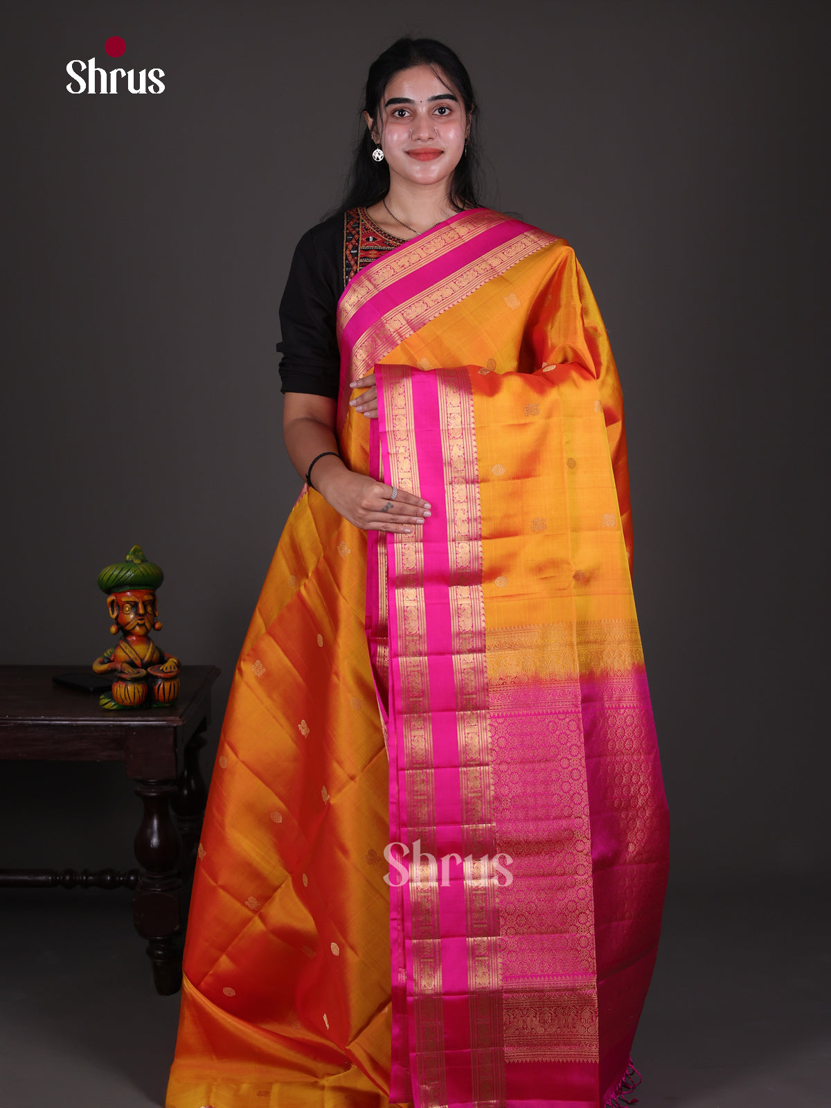 Soft Silk Saree - EES09011 - Shop on Shrus.com