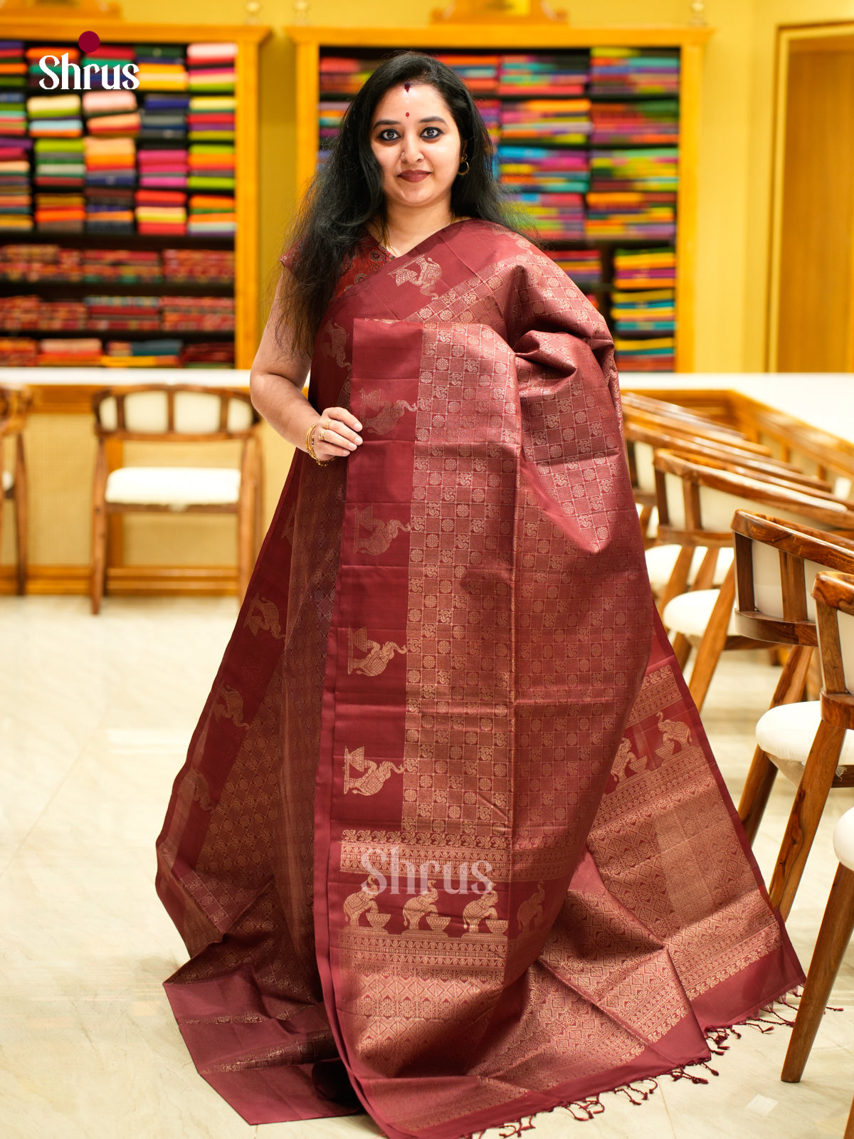 Soft Silk Saree - EES11014 - Shop on Shrus.com