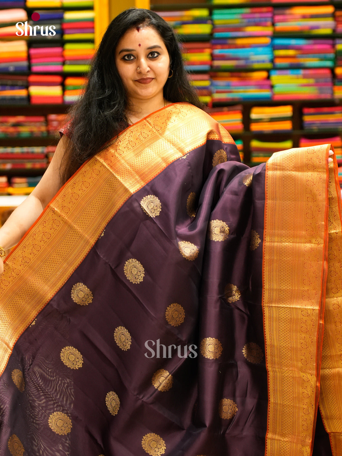 Kanchipuram-halfpure Saree - EES11064 - Shop on Shrus.com