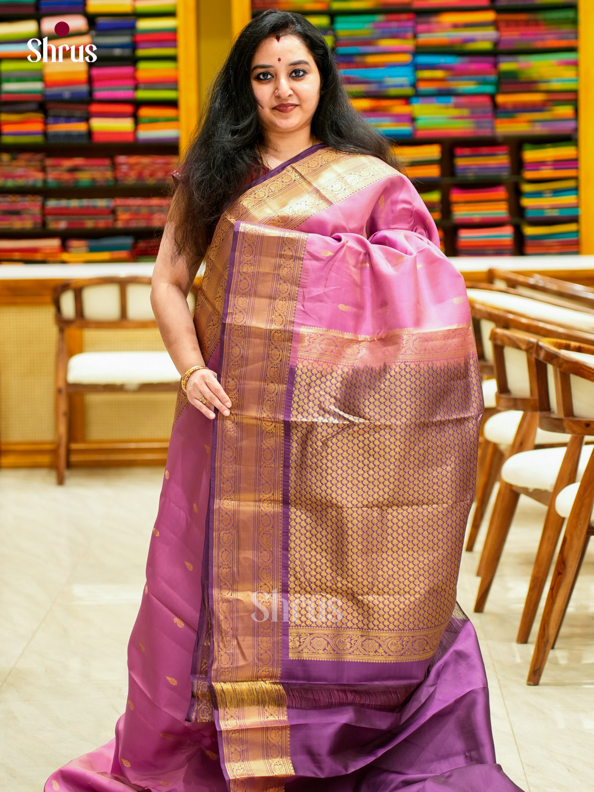 Kanchipuram-halfpure Saree - EES11075 - Shop on Shrus.com
