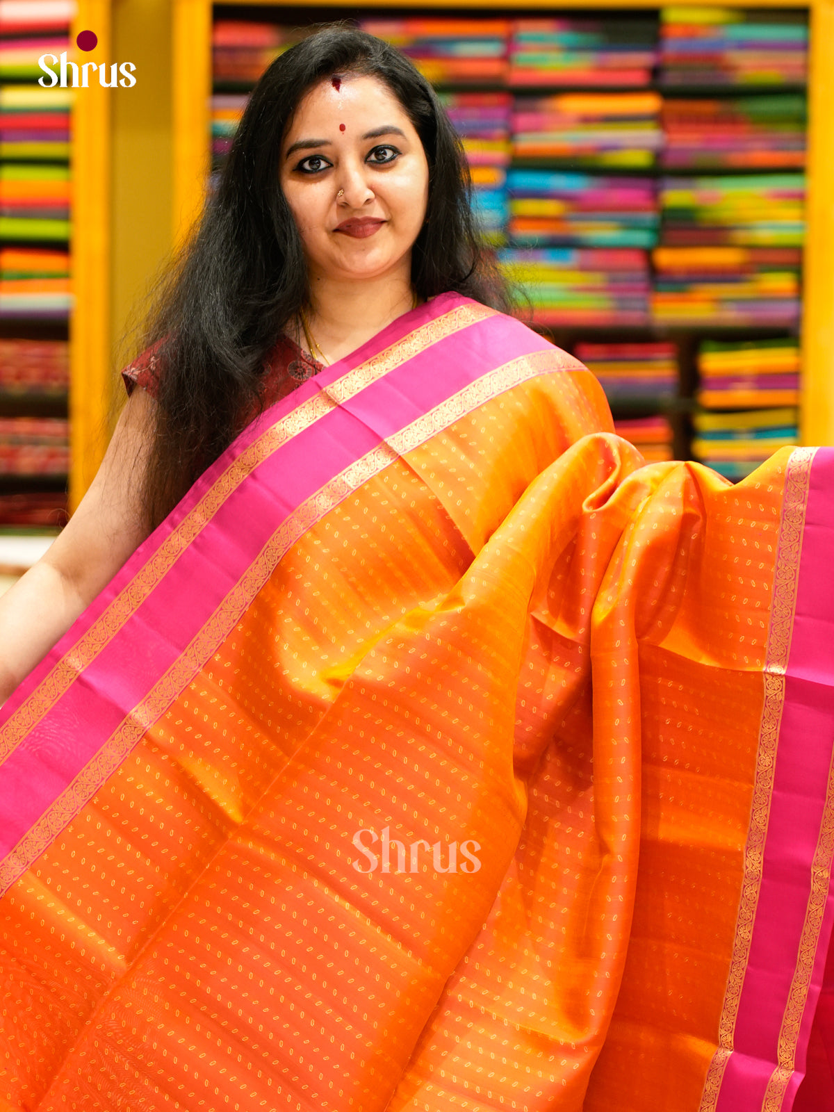 Softsilk-halfpure Saree - EES11088 - Shop on Shrus.com