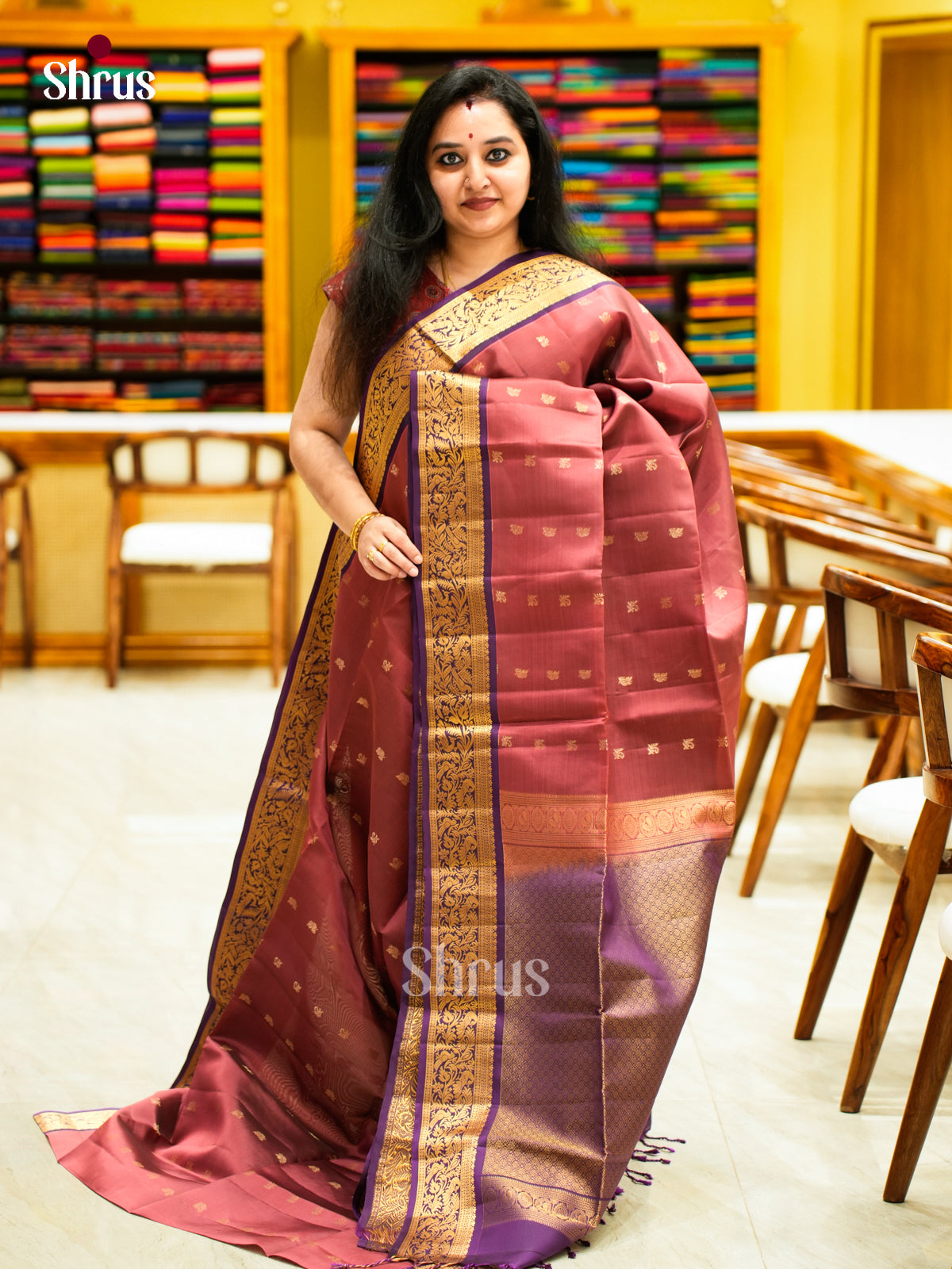 Softsilk-halfpure Saree - EES11091 - Shop on Shrus.com