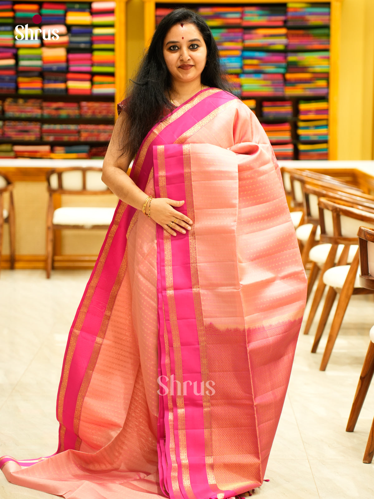 Softsilk-halfpure Saree - EES11092 - Shop on Shrus.com