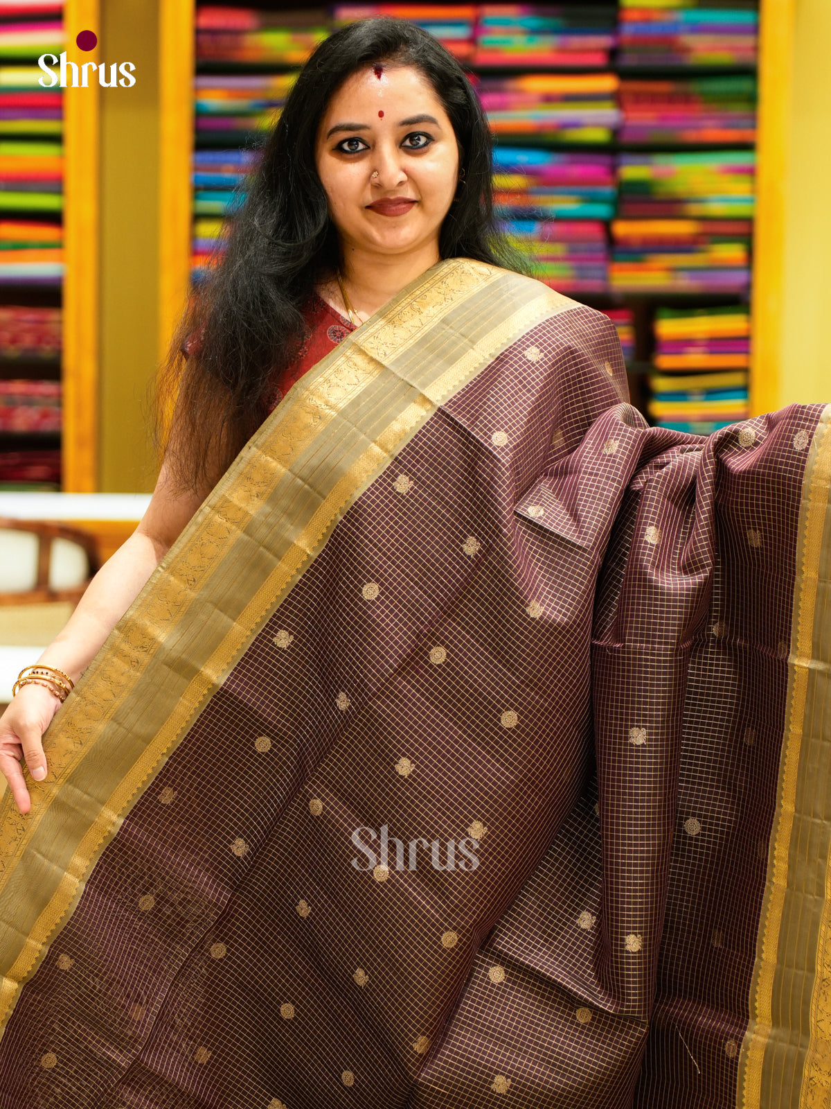 Softsilk-halfpure Saree - EES11093 - Shop on Shrus.com