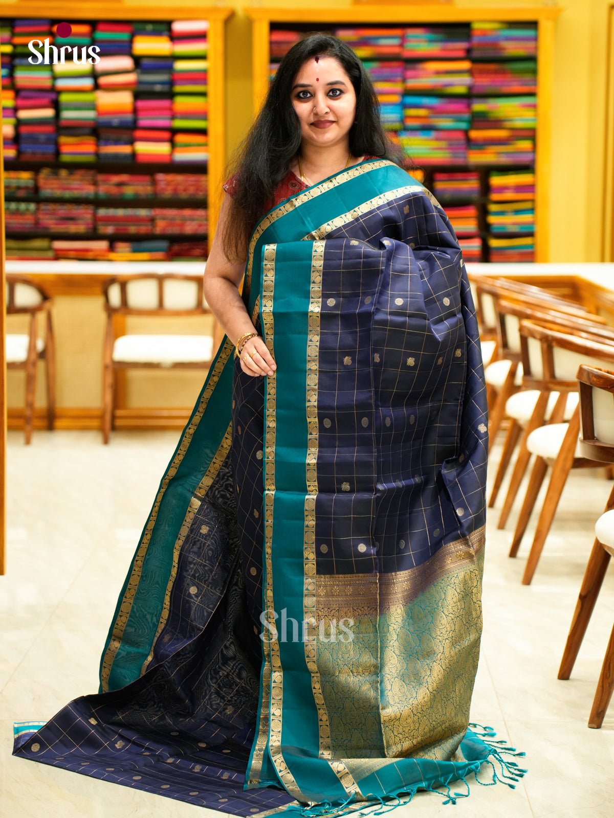 Softsilk-halfpure Saree - EES11096 - Shop on Shrus.com