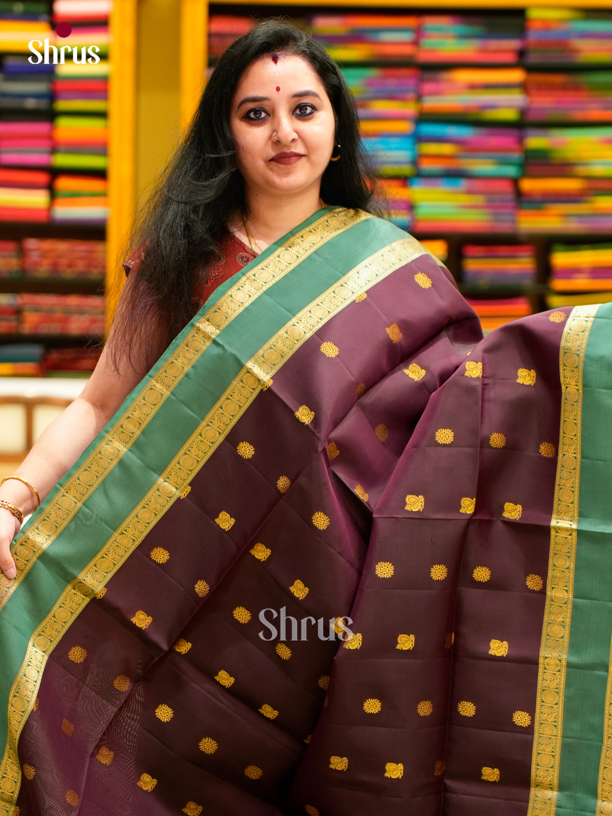 Softsilk-halfpure Saree - EES11109 - Shop on Shrus.com