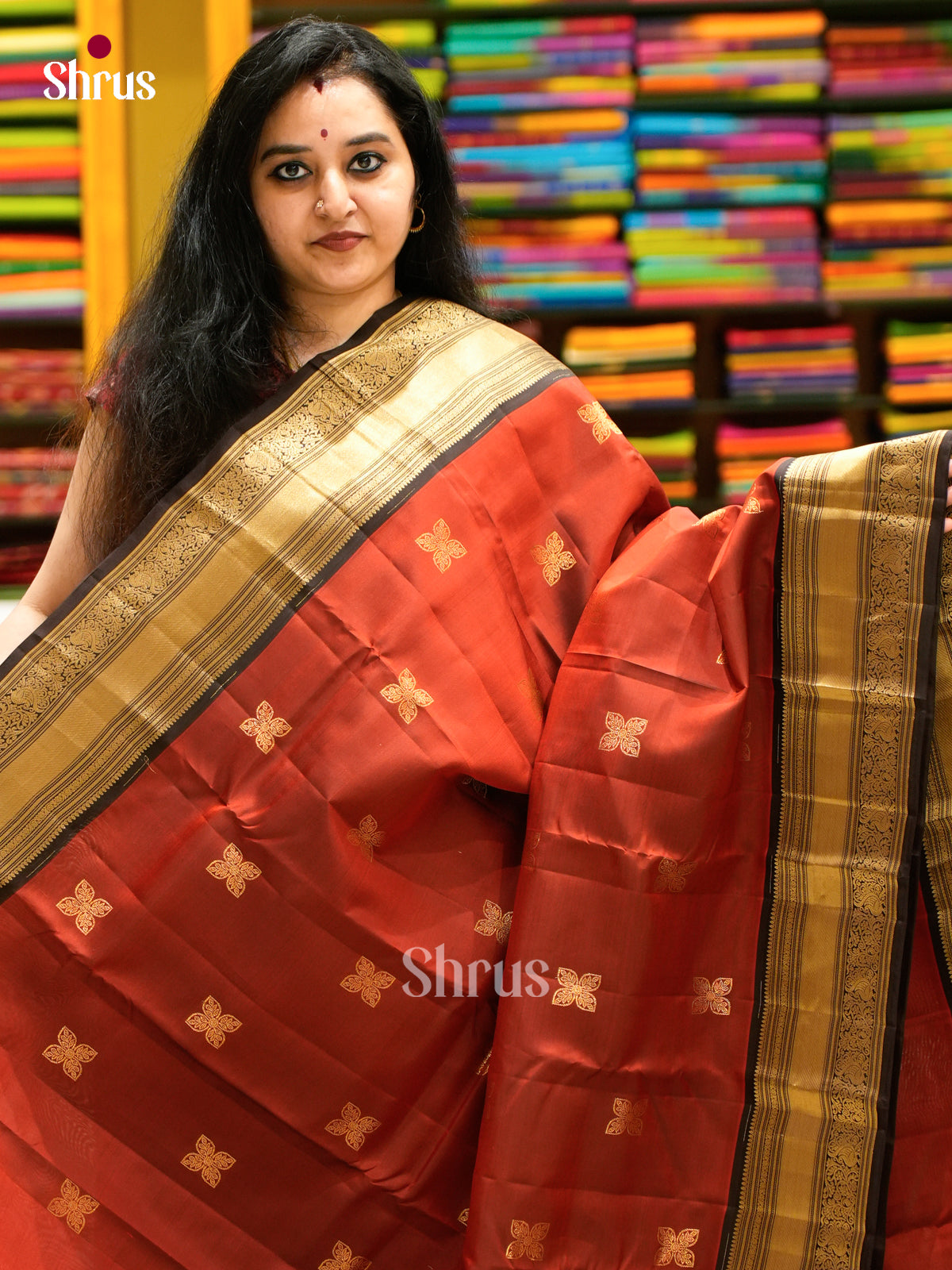 Kanchipuram-halfpure Saree - EES11309 - Shop on Shrus.com