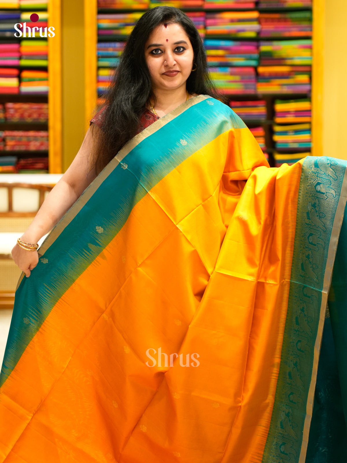 Soft Silk Saree - EES11311 - Shop on Shrus.com