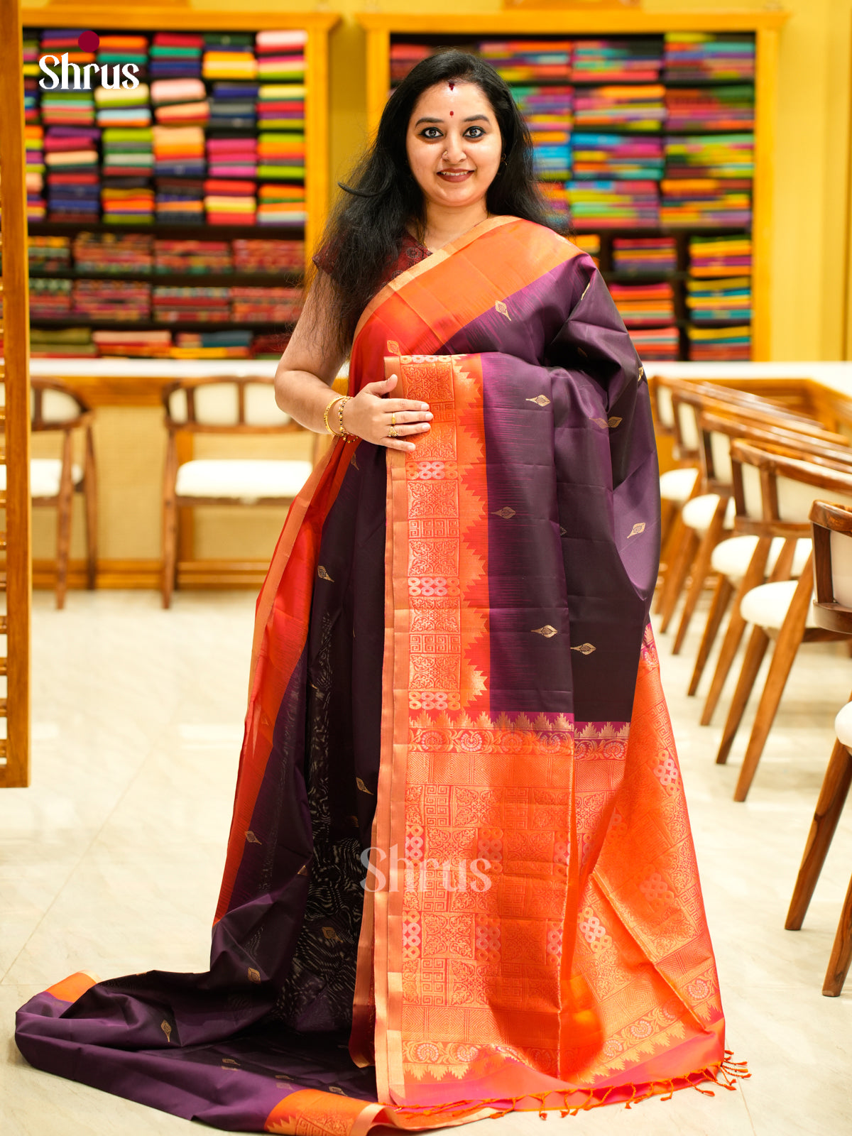 Soft Silk Saree - EES11312 - Shop on Shrus.com
