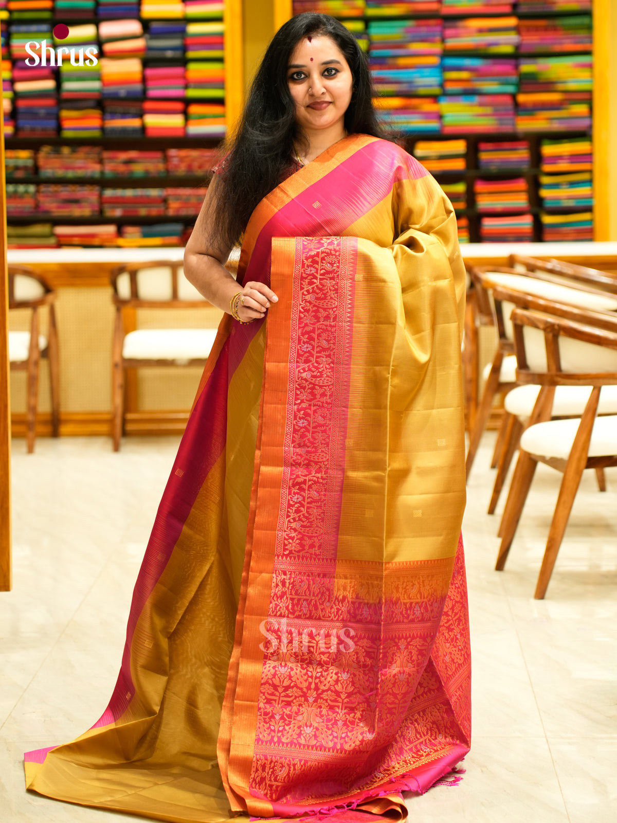 Soft Silk Saree - EES11323 - Shop on Shrus.com