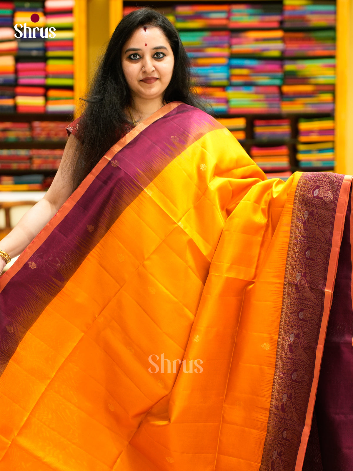 Soft Silk Saree - EES11325 - Shop on Shrus.com