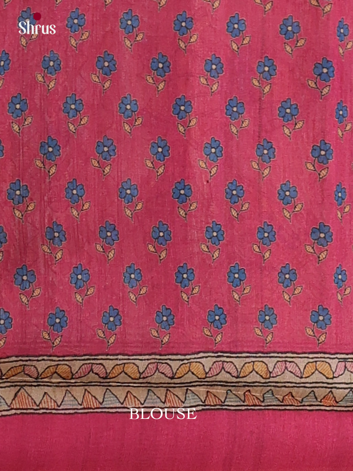 Printed Madhubani Saree - EES12019 - Shop on Shrus.com