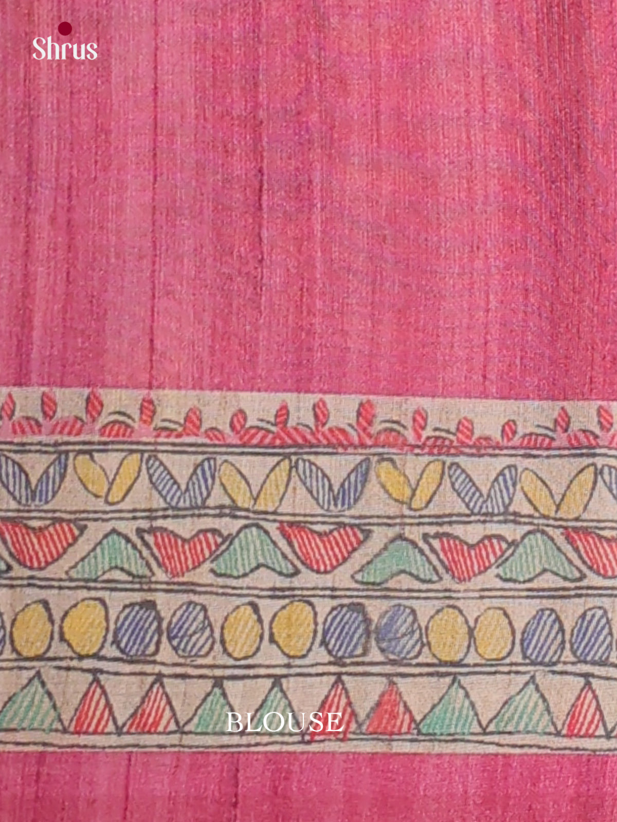 Printed Madhubani Saree - EES12073 - Shop on Shrus.com