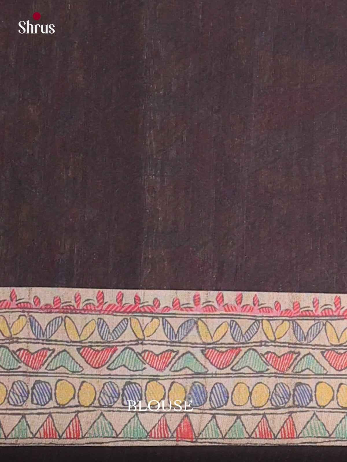 Printed Madhubani Saree - EES12077 - Shop on Shrus.com