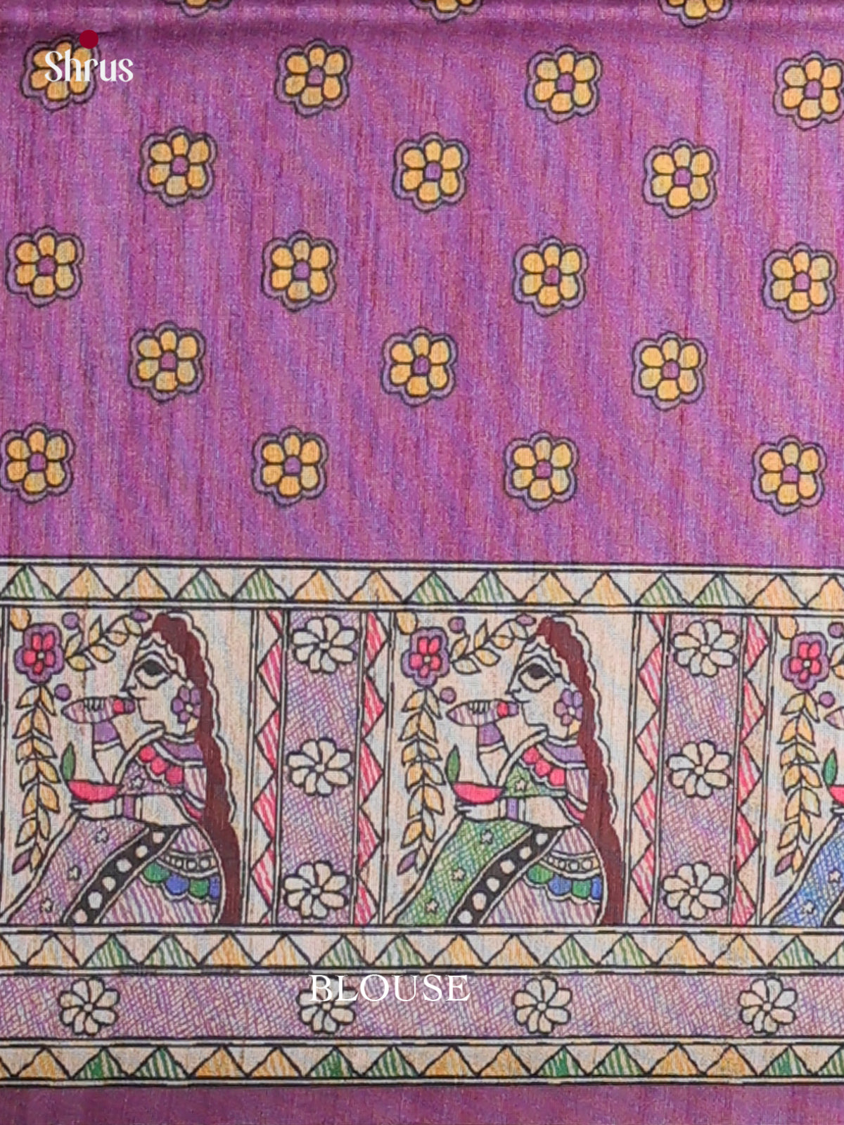 Printed Madhubani Saree - EES12137