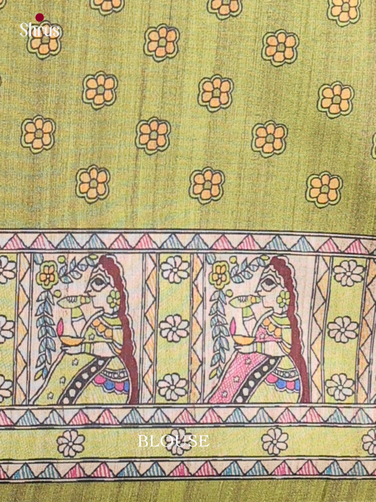 Printed Madhubani Saree - EES12138