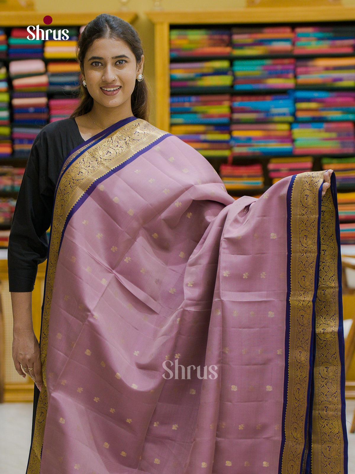 Softsilk-halfpure Saree - EES12182 - Shop on Shrus.com