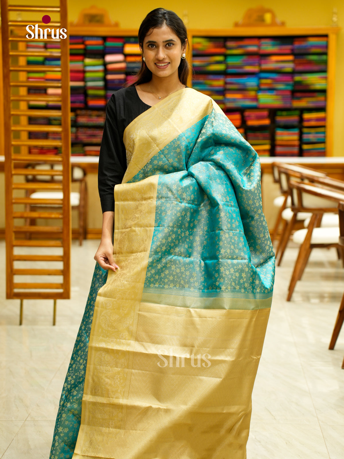Kanchipuram silk Saree - EES12231 - Shop on Shrus.com