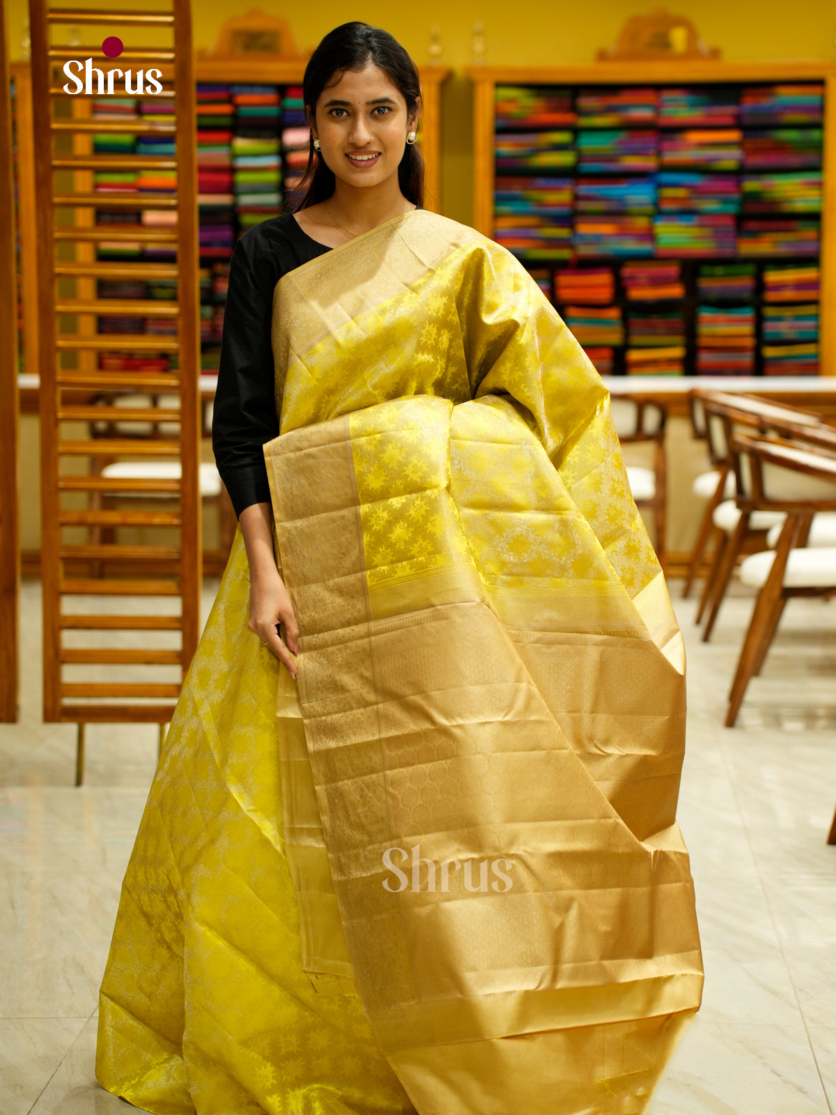 Kanchipuram silk Saree - EES12237 - Shop on Shrus.com