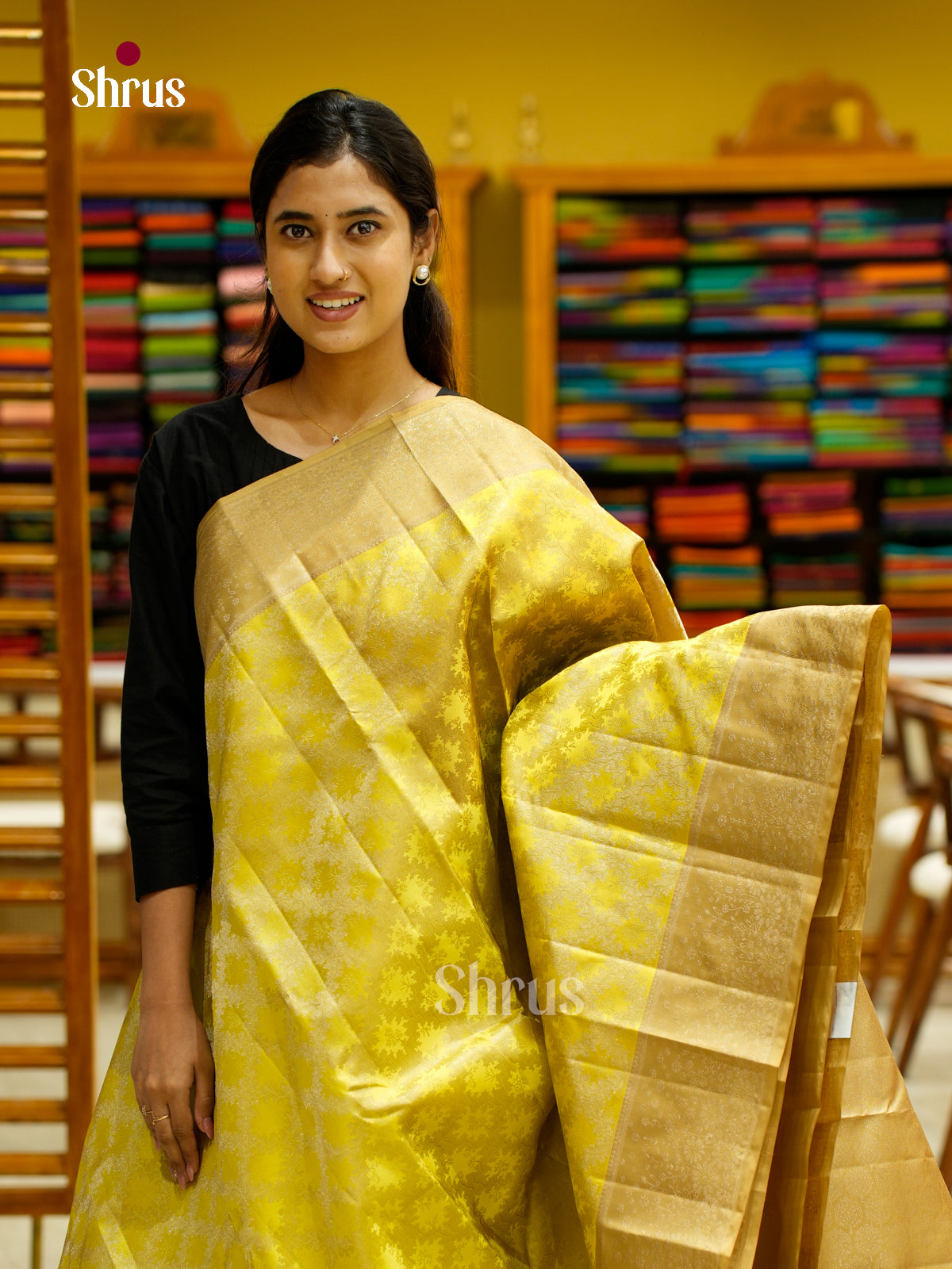 Kanchipuram silk Saree - EES12237 - Shop on Shrus.com
