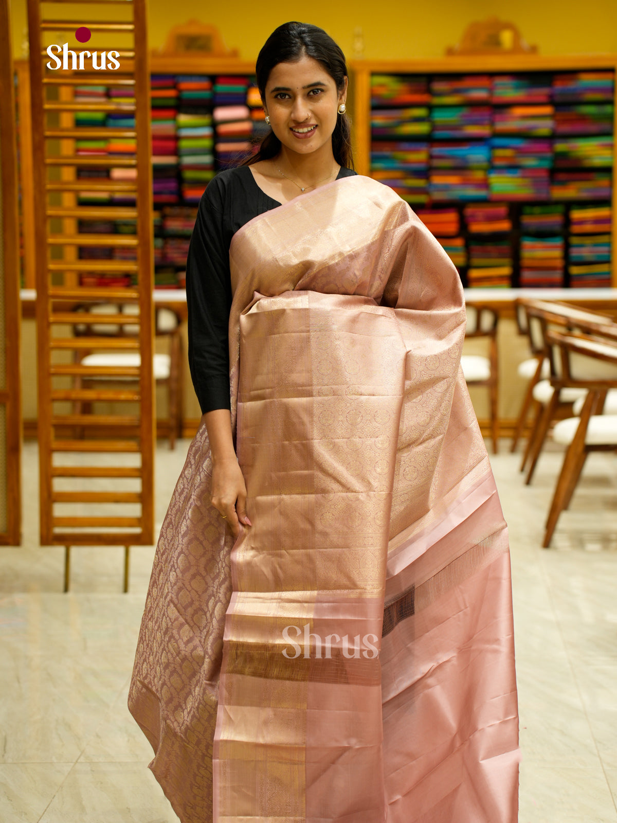 Kanchipuram silk Saree - EES12244 - Shop on Shrus.com