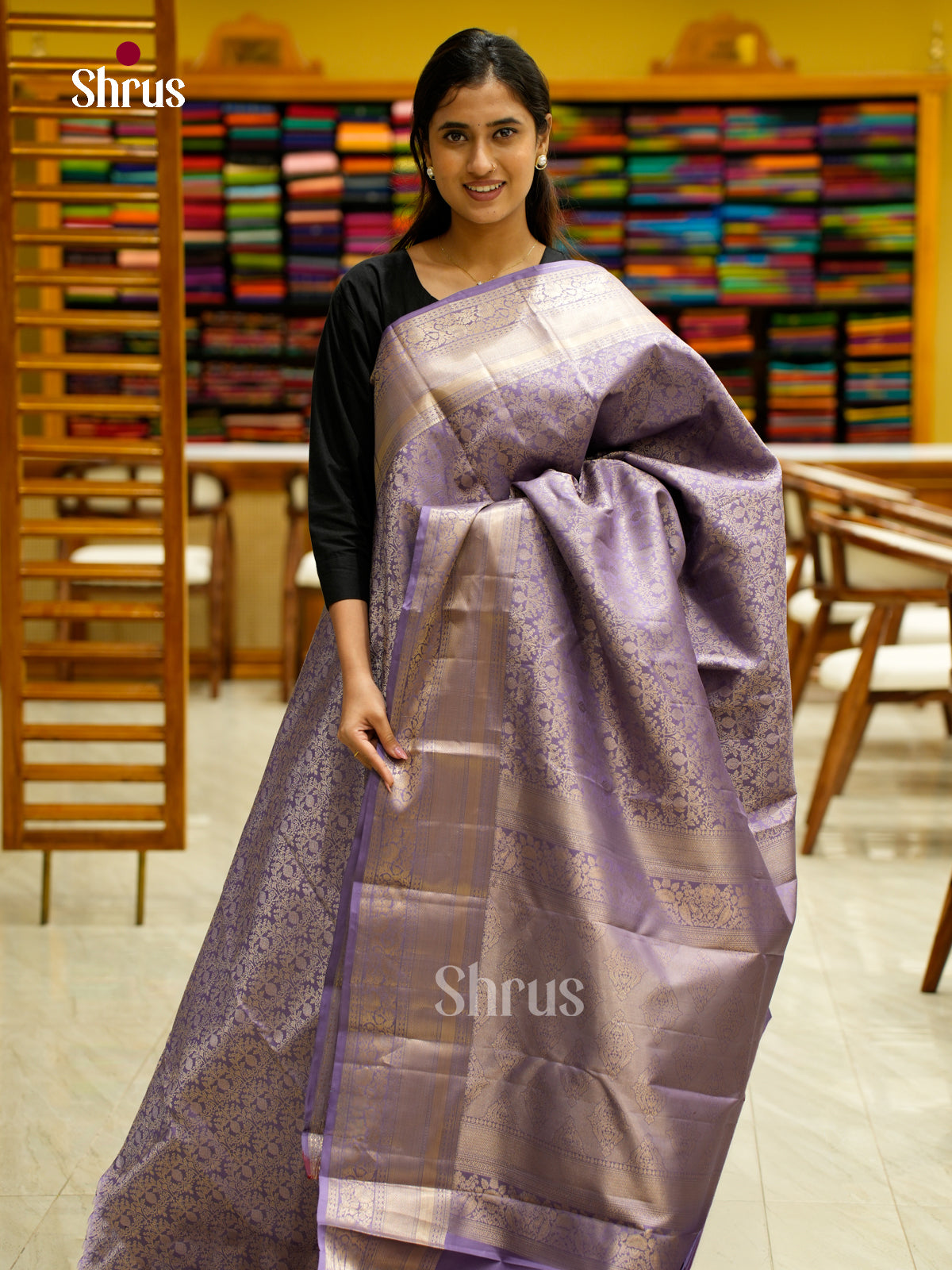 Kanchipuram silk Saree - EES12252 - Shop on Shrus.com