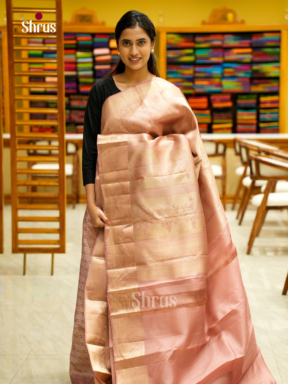 Kanchipuram silk Saree - EES12253 - Shop on Shrus.com