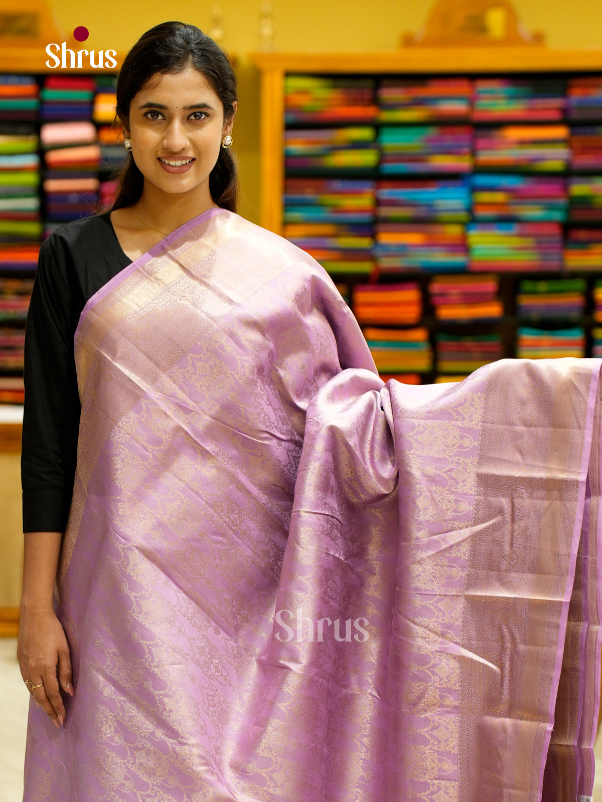 Kanchipuram silk Saree - EES12256 - Shop on Shrus.com