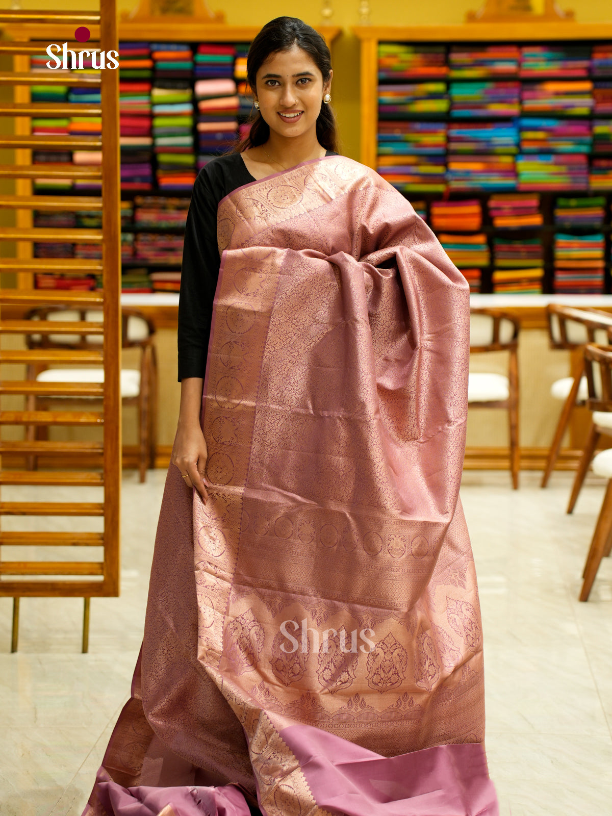 Kanchipuram silk Saree - EES12266 - Shop on Shrus.com