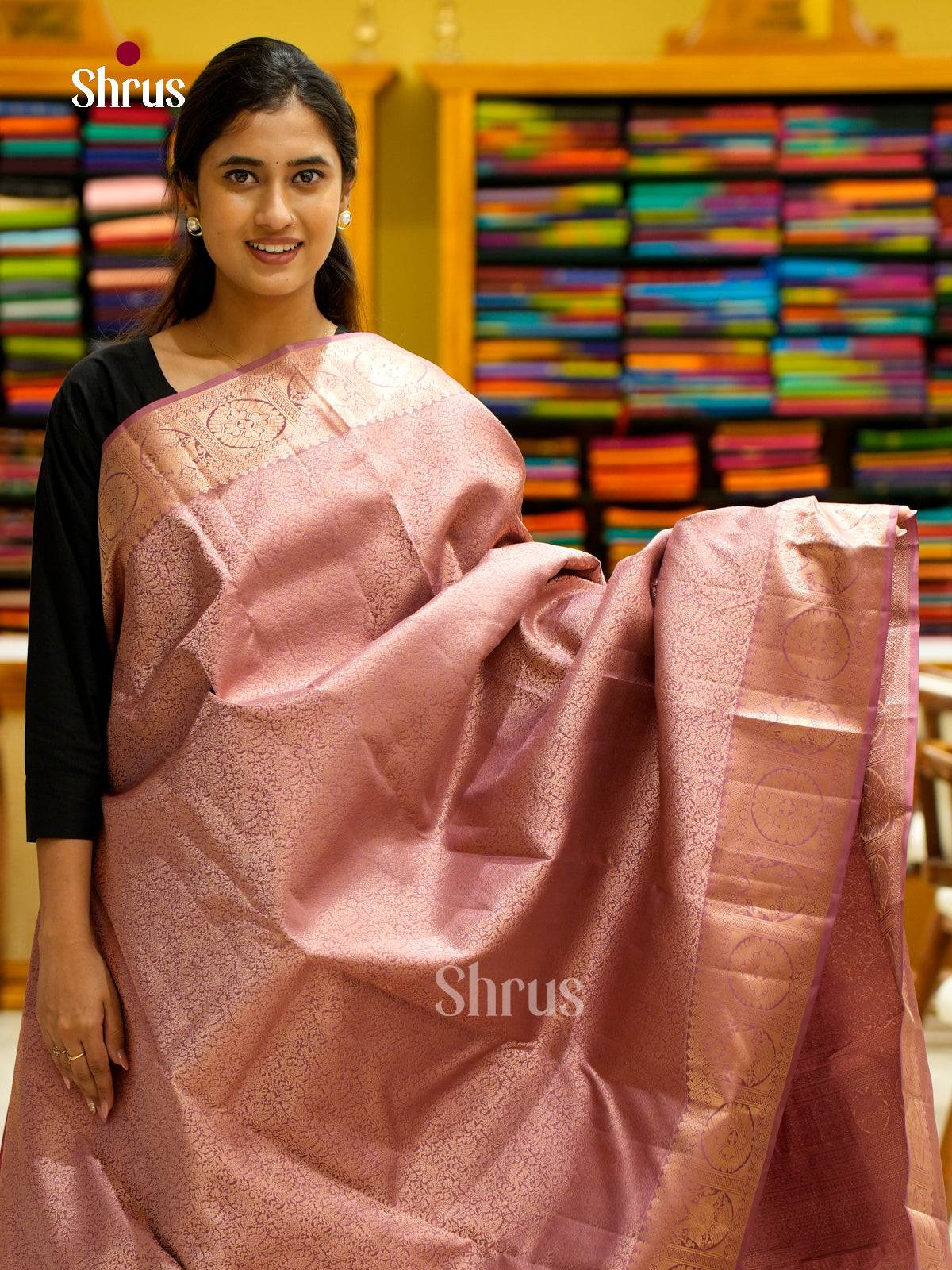 Kanchipuram silk Saree - EES12266 - Shop on Shrus.com