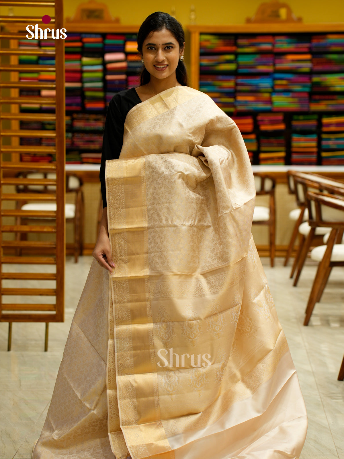 Kanchipuram silk Saree - EES12272 - Shop on Shrus.com