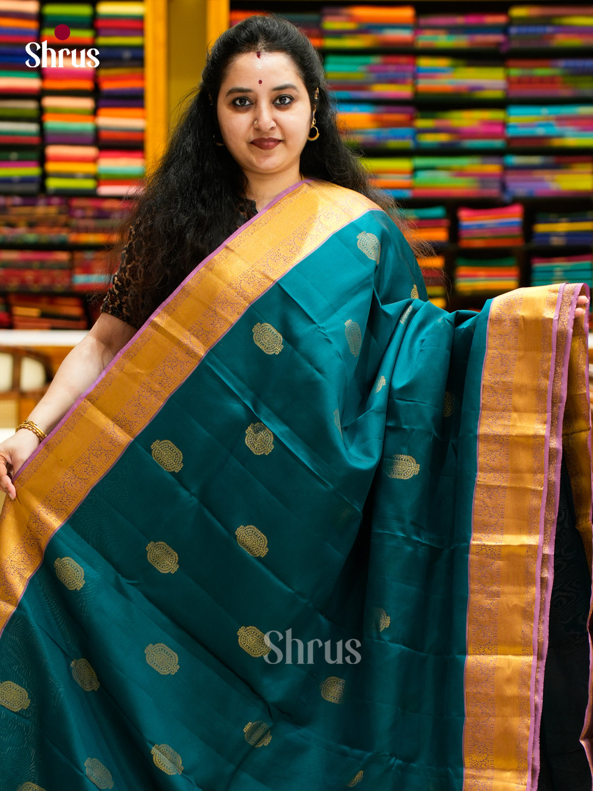 Kanchipuram-halfpure Saree - EES14031 - Shop on Shrus.com