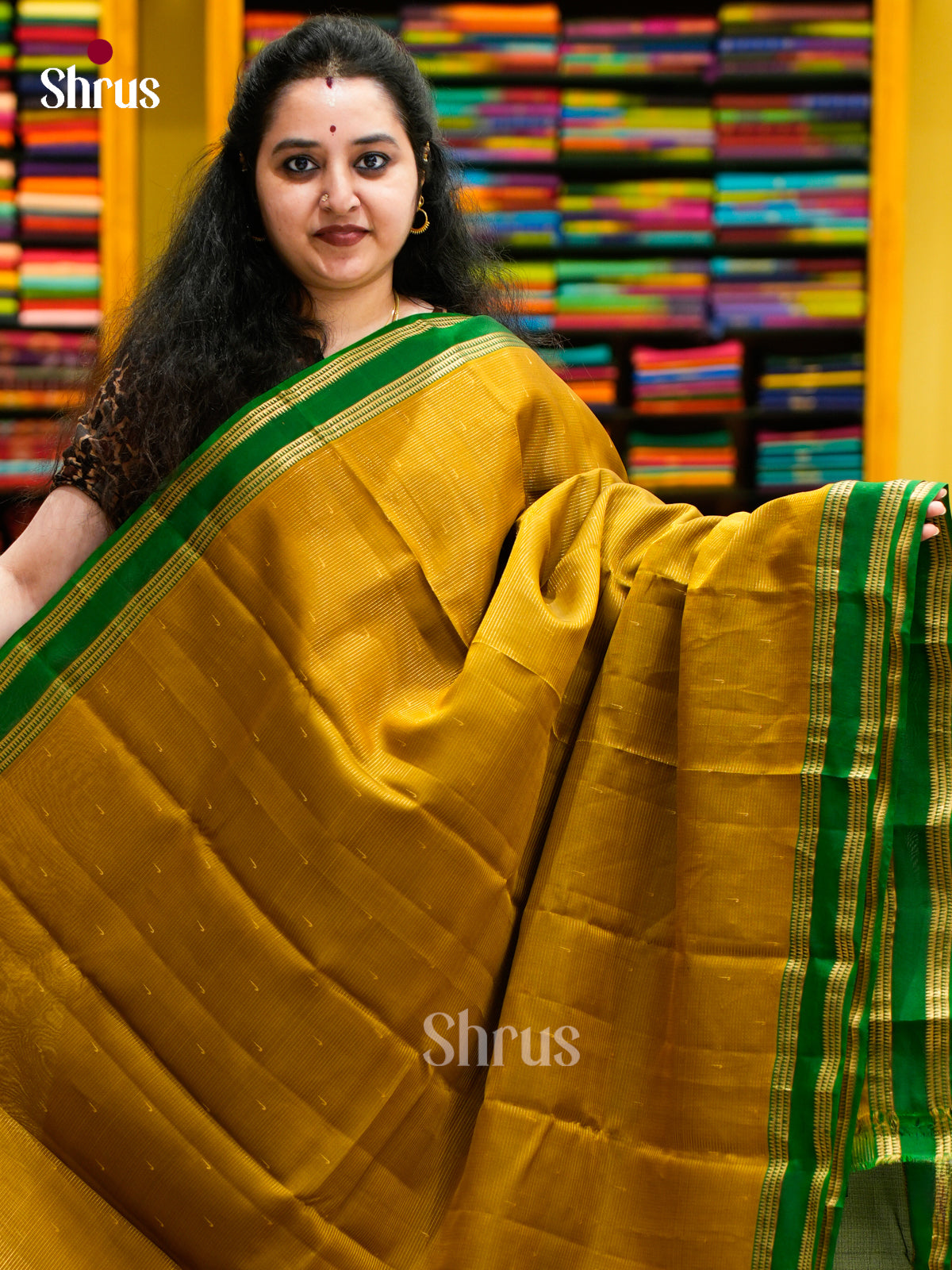 Kanchipuram-halfpure Saree - EES14036 - Shop on Shrus.com