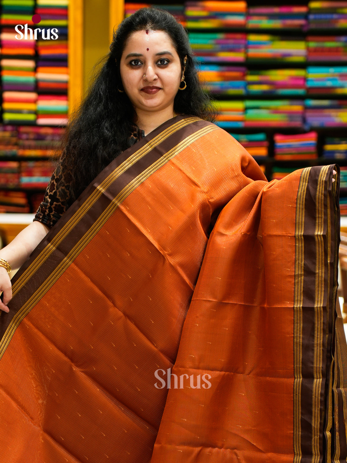 Kanchipuram-halfpure Saree - EES14047 - Shop on Shrus.com