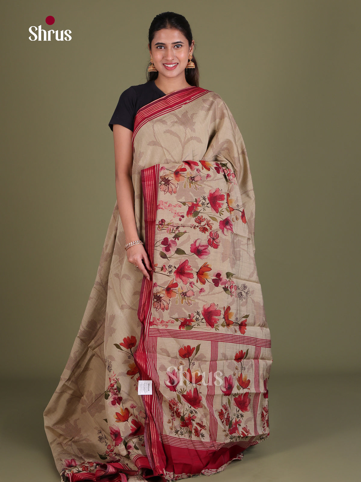 Art Modal Saree - EES15053 - Shop on Shrus.com
