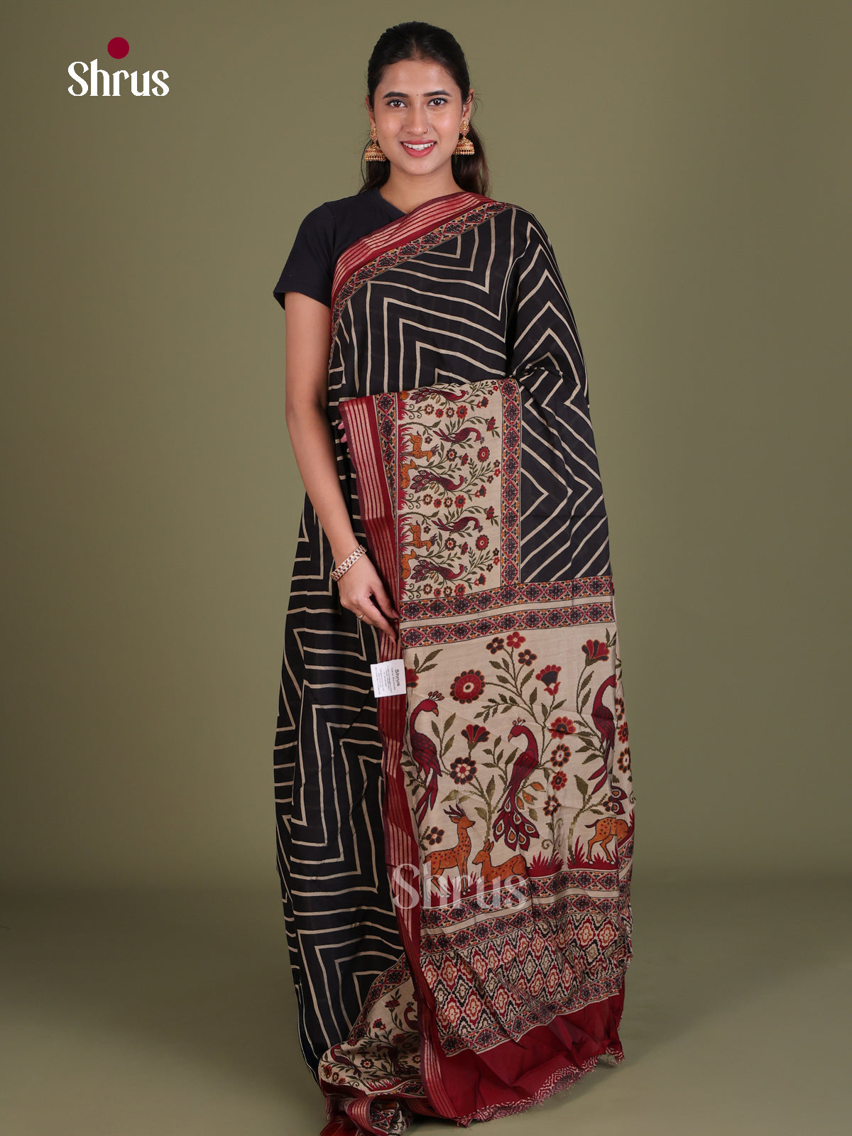 Art Modal Saree - EES15201 - Shop on Shrus.com