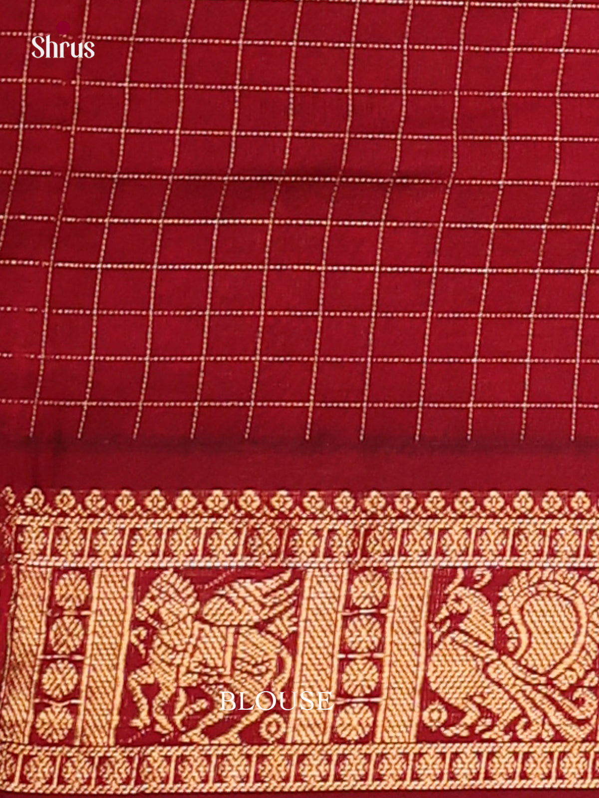 Silkcotton-halfpure Saree - EES16225 - Shop on Shrus.com