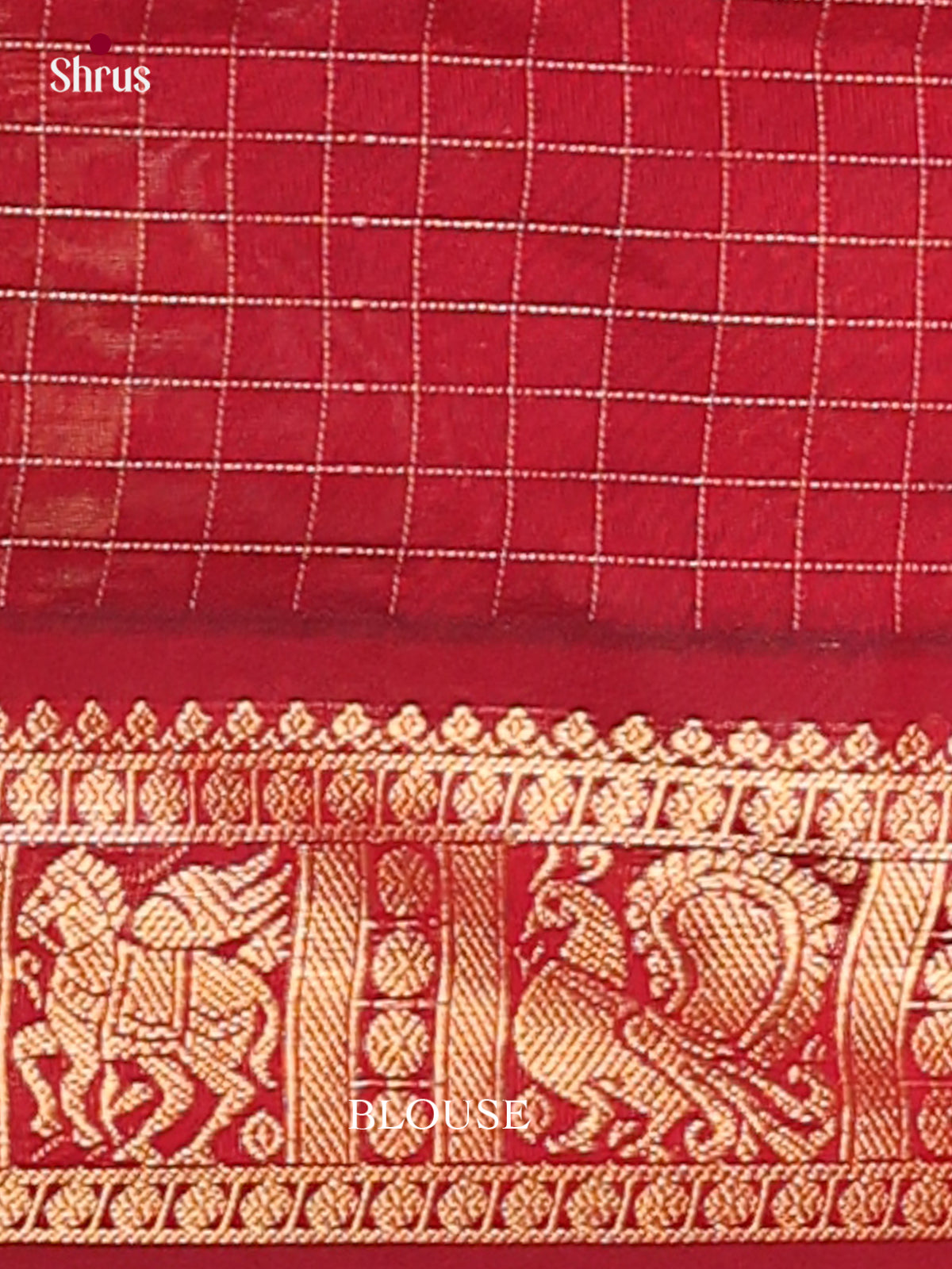Silkcotton-halfpure Saree - EES16227 - Shop on Shrus.com