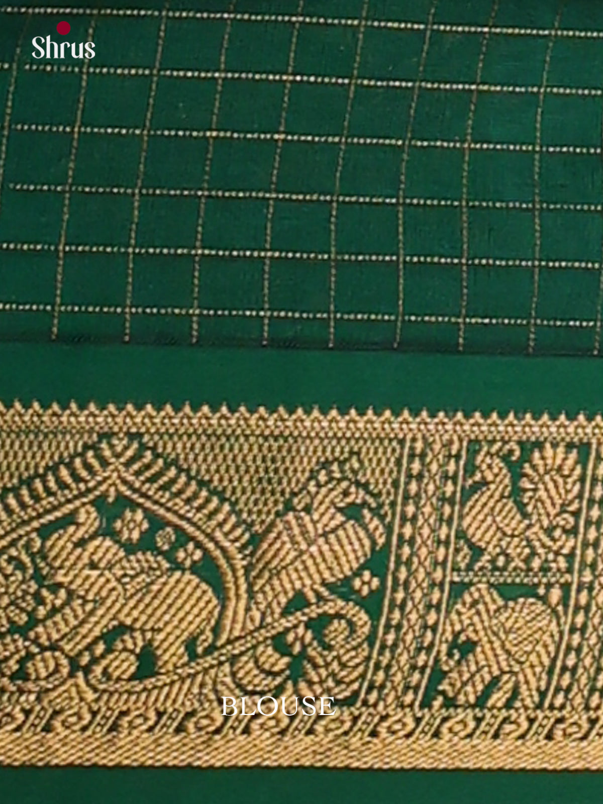 Silkcotton-halfpure Saree - EES16233 - Shop on Shrus.com