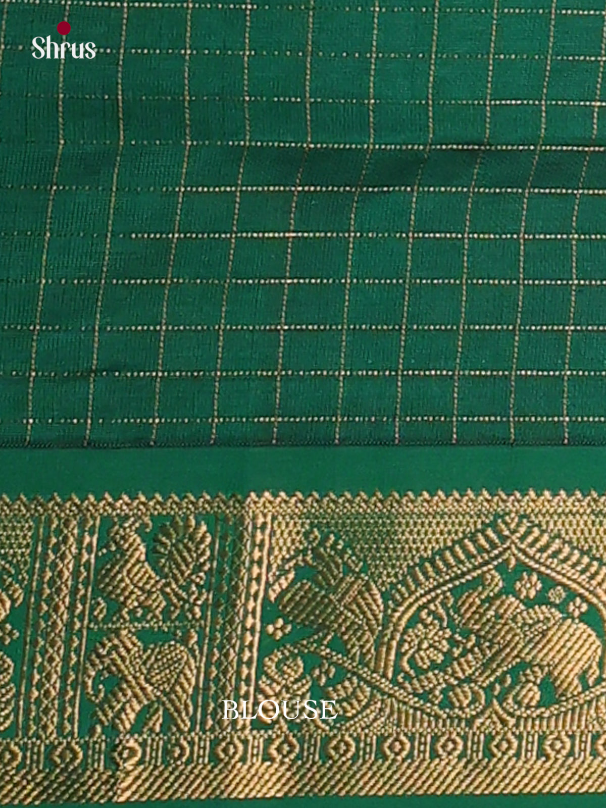 Silkcotton-halfpure Saree - EES16236 - Shop on Shrus.com