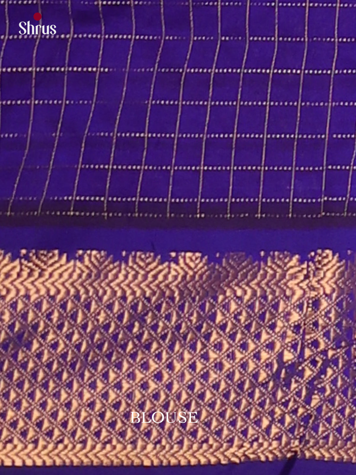 Silkcotton-halfpure Saree - EES16237 - Shop on Shrus.com
