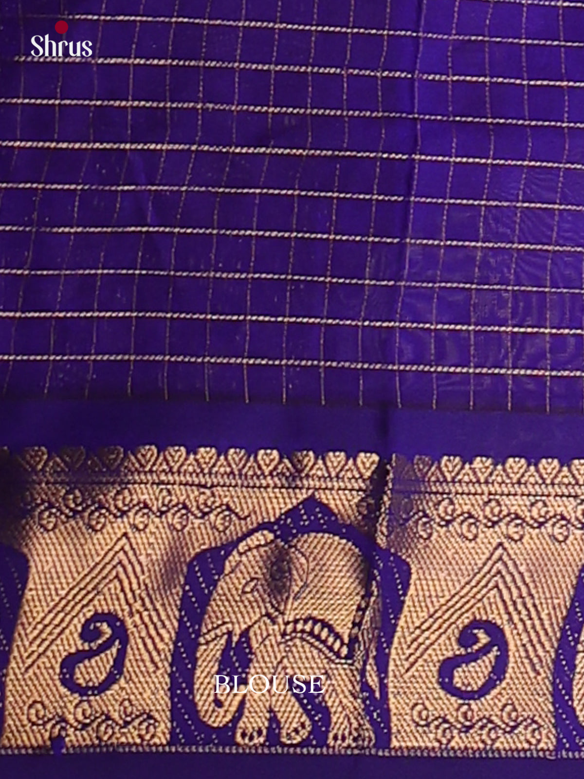 Silkcotton-halfpure Saree - EES16296 - Shop on Shrus.com