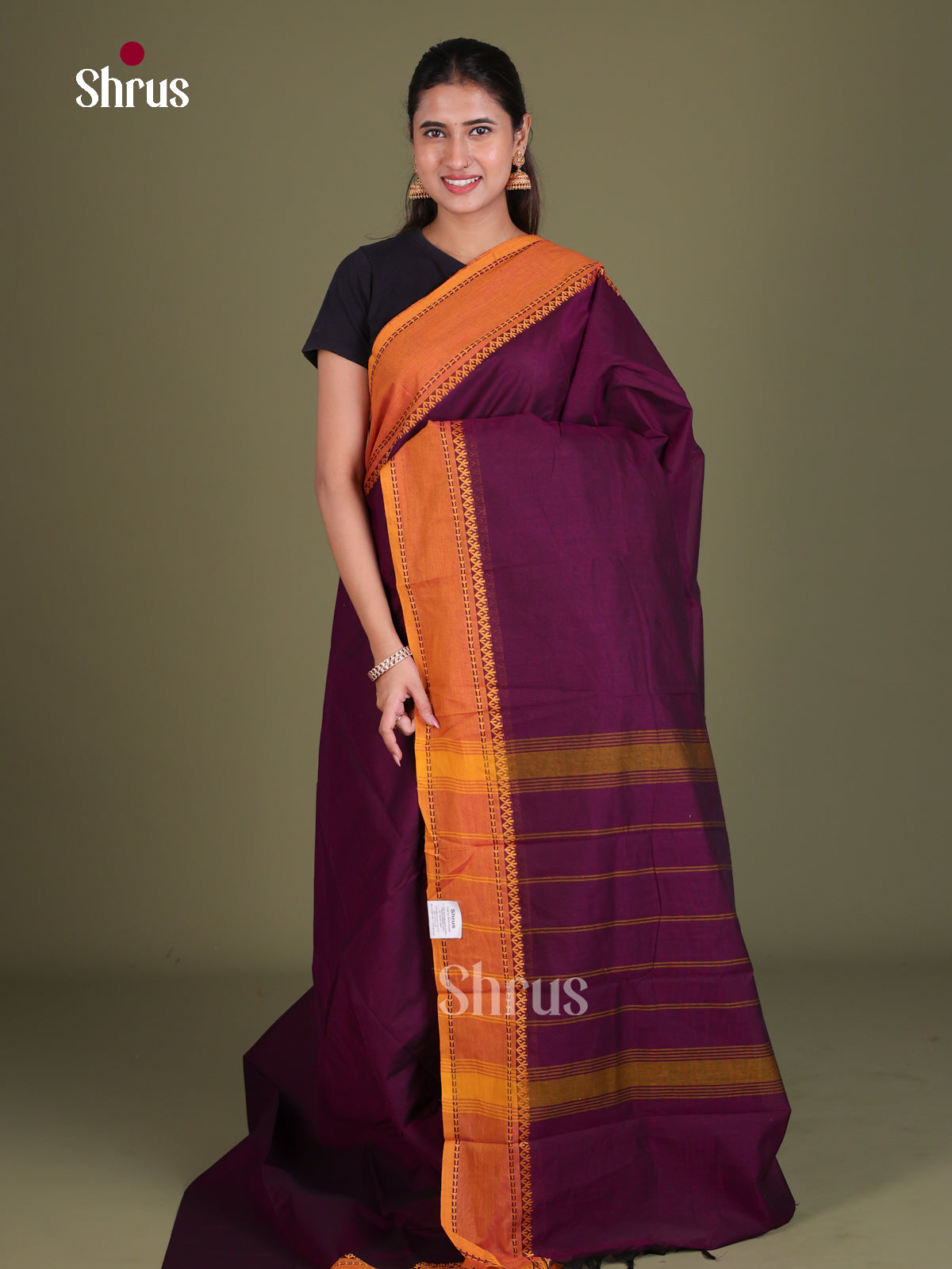 Chettinad Cotton Saree - EES18004 - Shop on Shrus.com