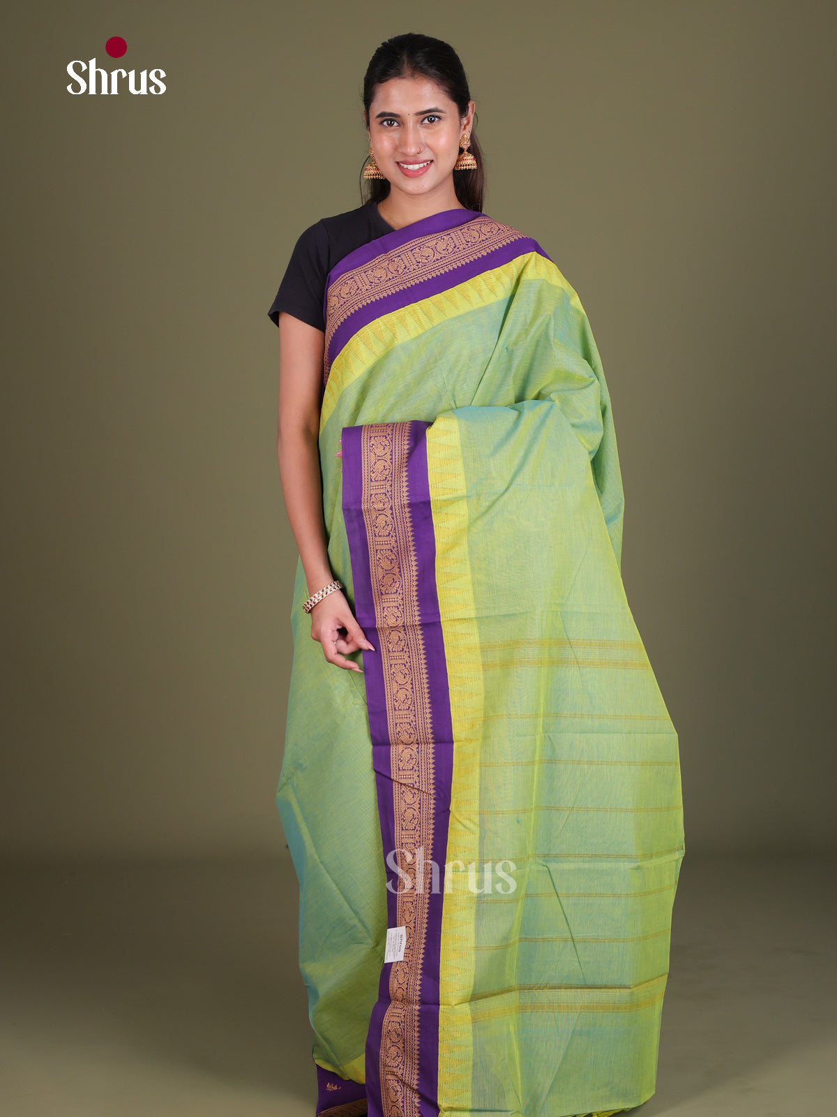 Chettinad Cotton Saree - EES18011 - Shop on Shrus.com