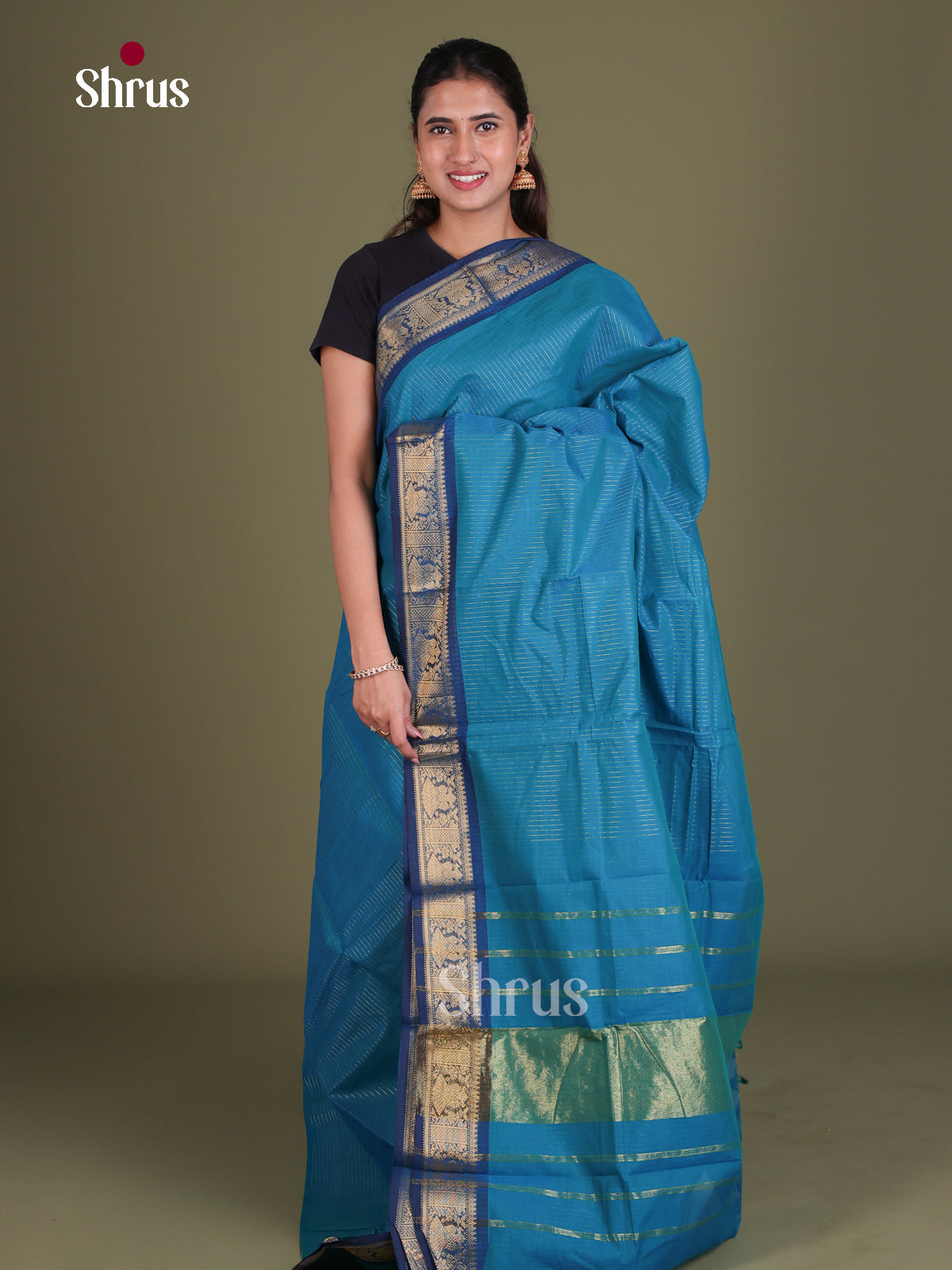 Chettinad Cotton Saree - EES18015 - Shop on Shrus.com