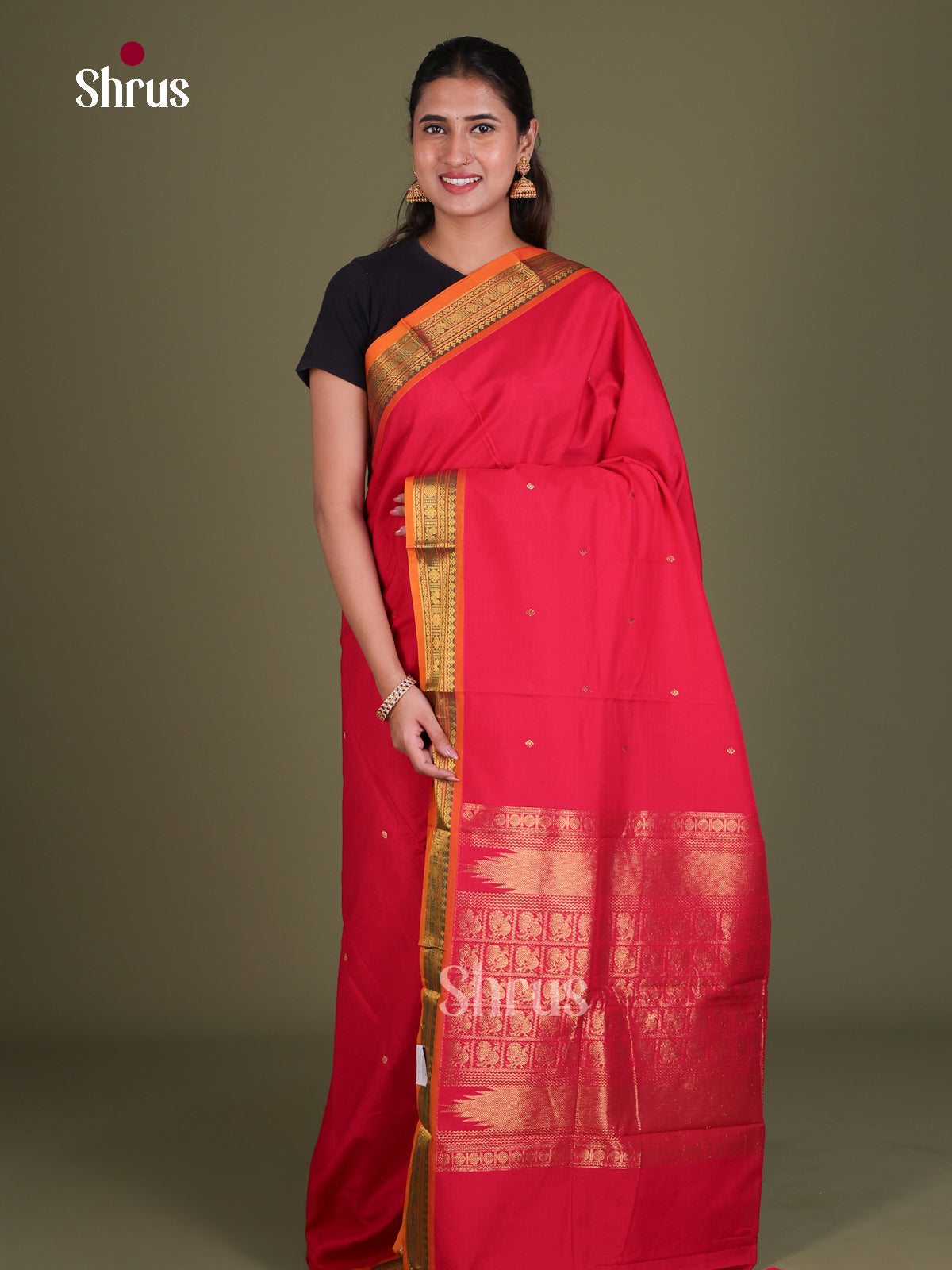 Chettinad Cotton Saree - EES18023 - Shop on Shrus.com