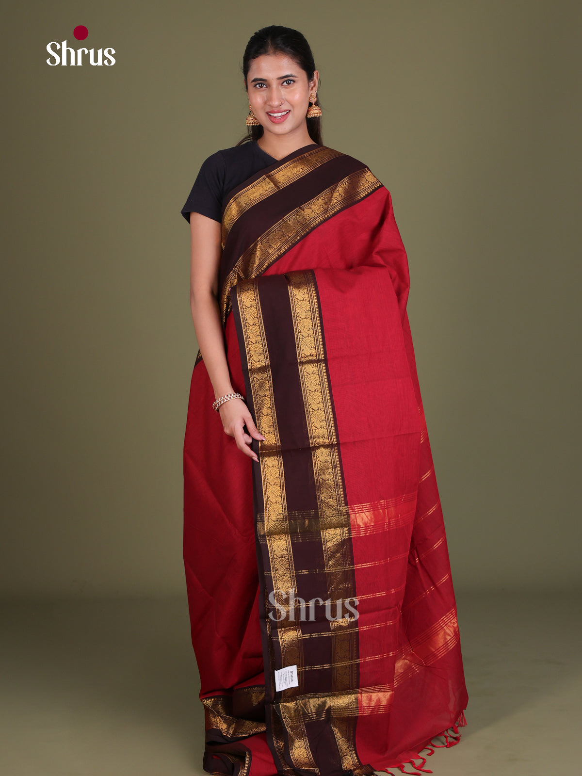 Chettinad Cotton Saree - EES18067 - Shop on Shrus.com