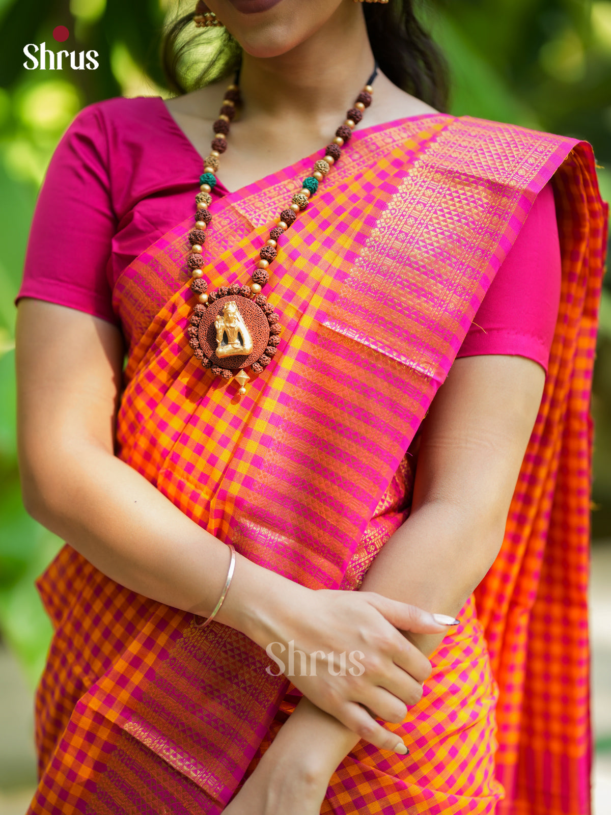 Chettinad Cotton Saree - EES18100 - Shop on Shrus.com