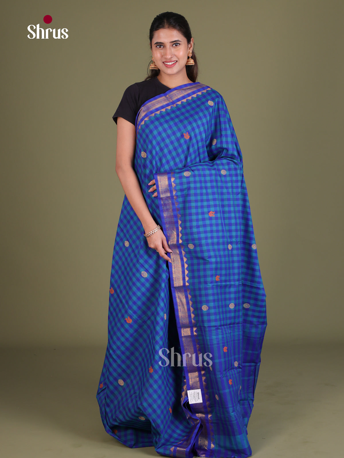 Chettinad Mix Cotton Saree - EES18135 - Shop on Shrus.com
