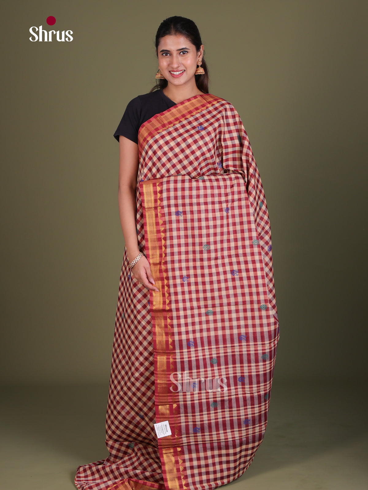 Chettinad Mix Cotton Saree - EES18138 - Shop on Shrus.com